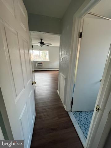 216 Boro Road, Unit A Secane, PA 19018 - Photo 6 of 14 a view of a hallway view with wooden floor and staircase