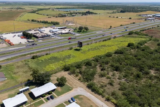 a view of a lake with a mountain