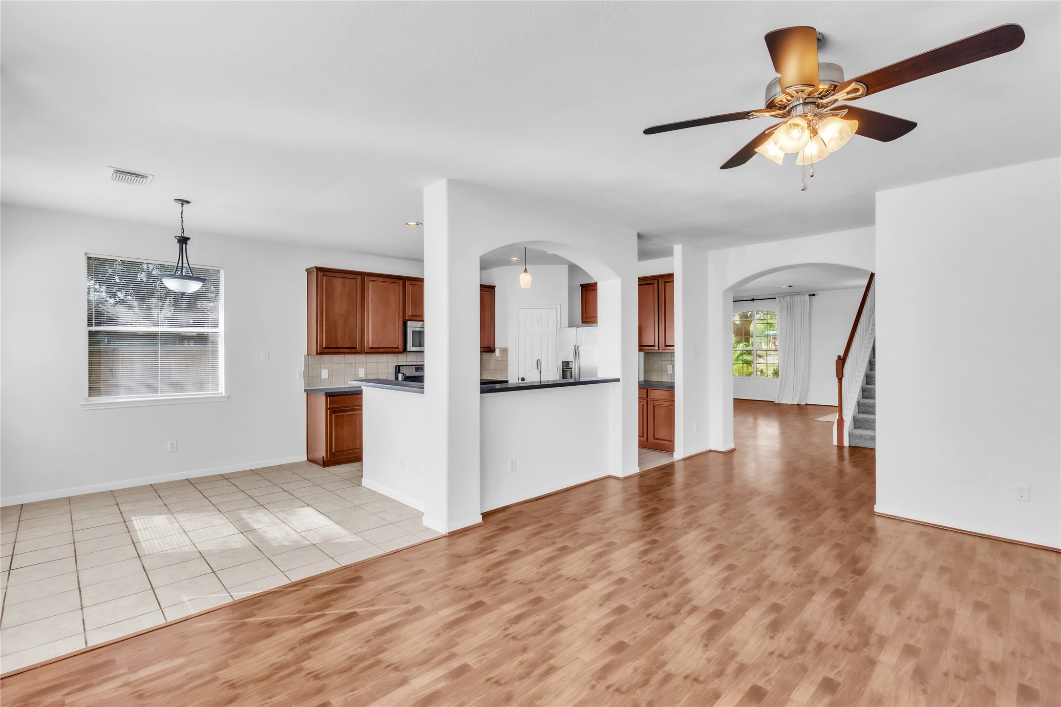 18027 Oak Orchard Lane Cypress, TX 77433 - Photo 11 of 37 a view of a kitchen with furniture and wooden floor
