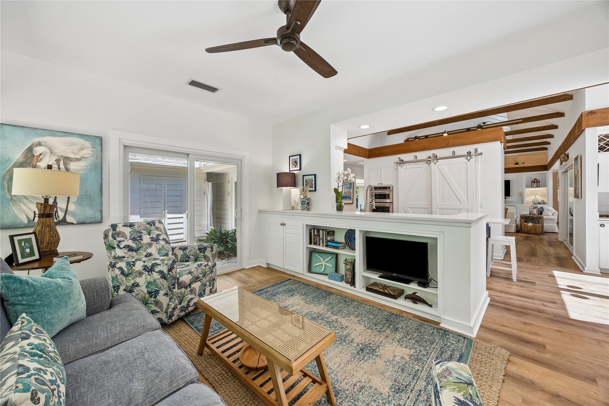 123 Bitternut Road Fernandina Beach, FL 32034 - Photo 5 of 87 Intimate Keeping Room off the kitchen is a lovely spot to begin or end one's fun-filled days.