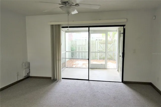 a view of an empty room