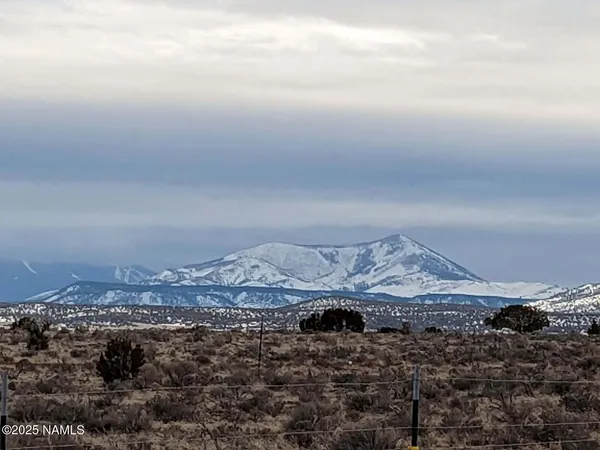 a view of a snow on the field