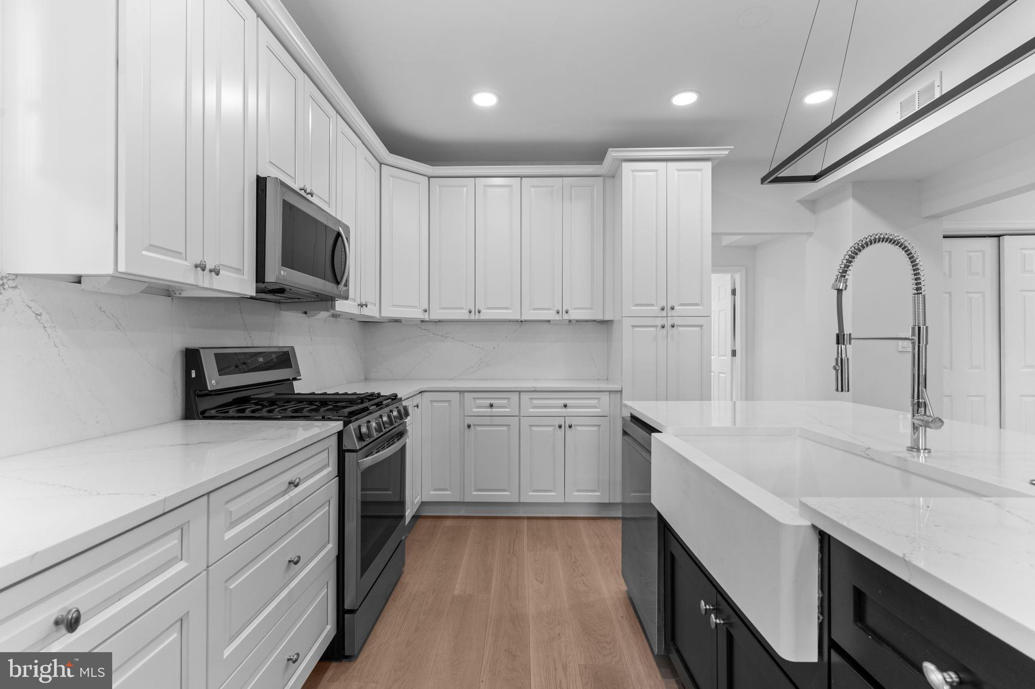 496 East King Road Malvern, PA 19355 - Photo 4 of 35 Sleek modern kitchen with elegant finishes.