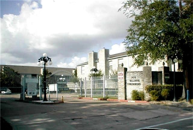 a view of a building with a street