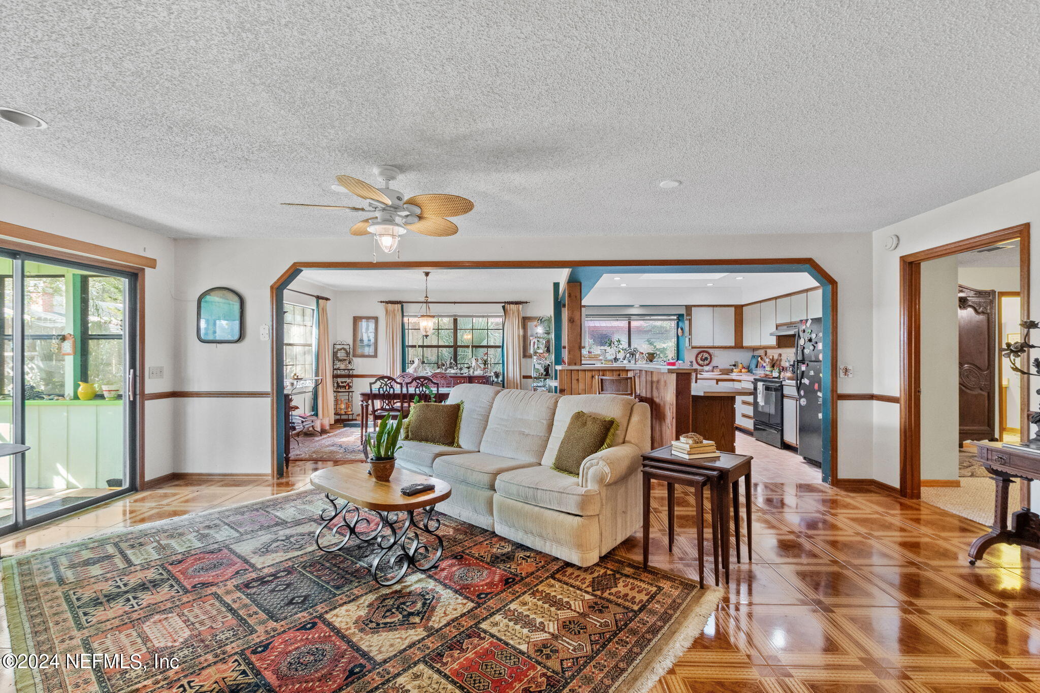 312 Linden Road St. Augustine, FL 32086 - Photo 8 of 40 a living room with furniture and wooden floor