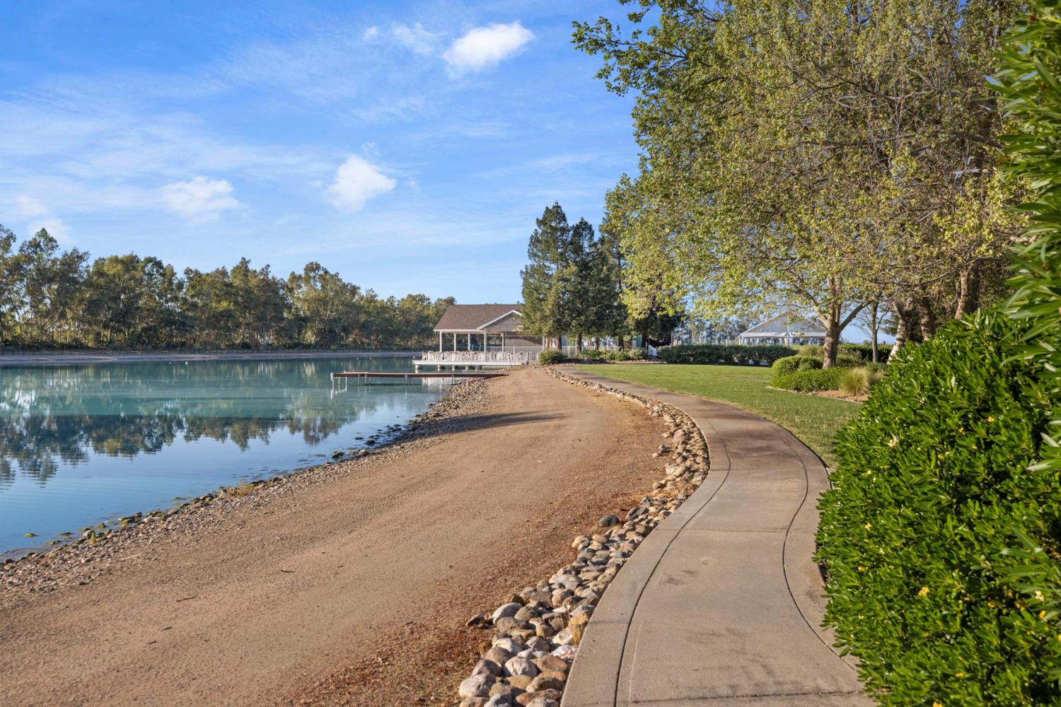 10675 Valensin Road Galt, CA 95632 - Photo 18 of 99 a view of a lake with houses