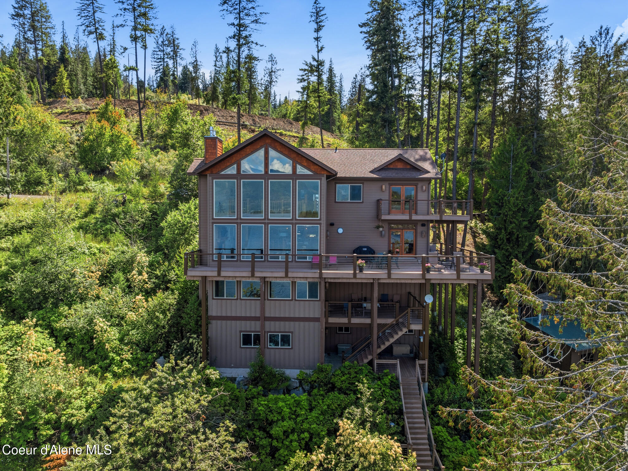 511 South Camp Bay Road Sagle, ID 83860 - Photo 14 of 64 11.2 aerial waterfront