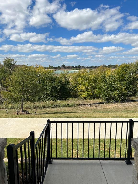 a view of city from balcony