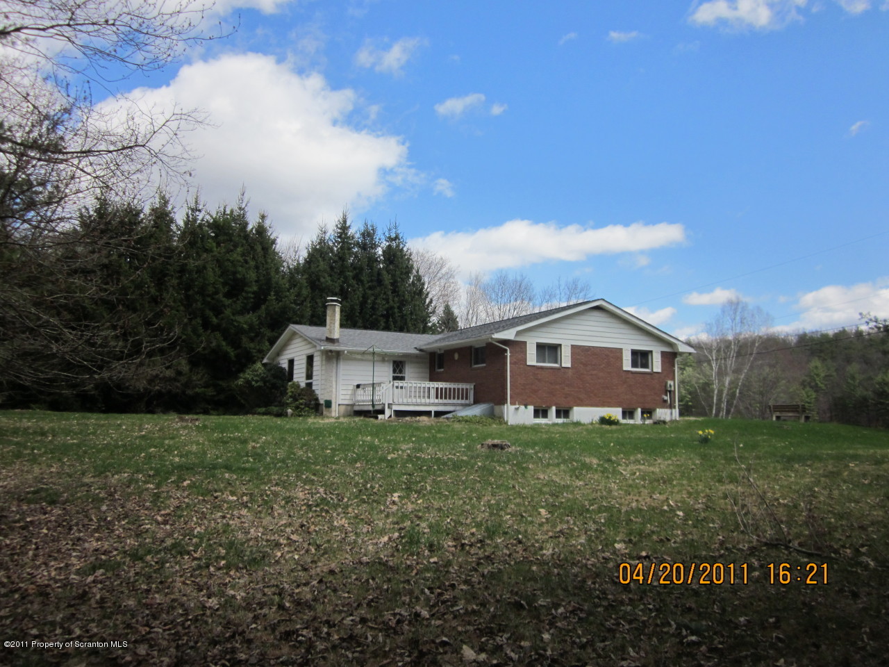 104 Butternut Lane Hawley, PA 18428 - Photo 3 of 8 Back with deck