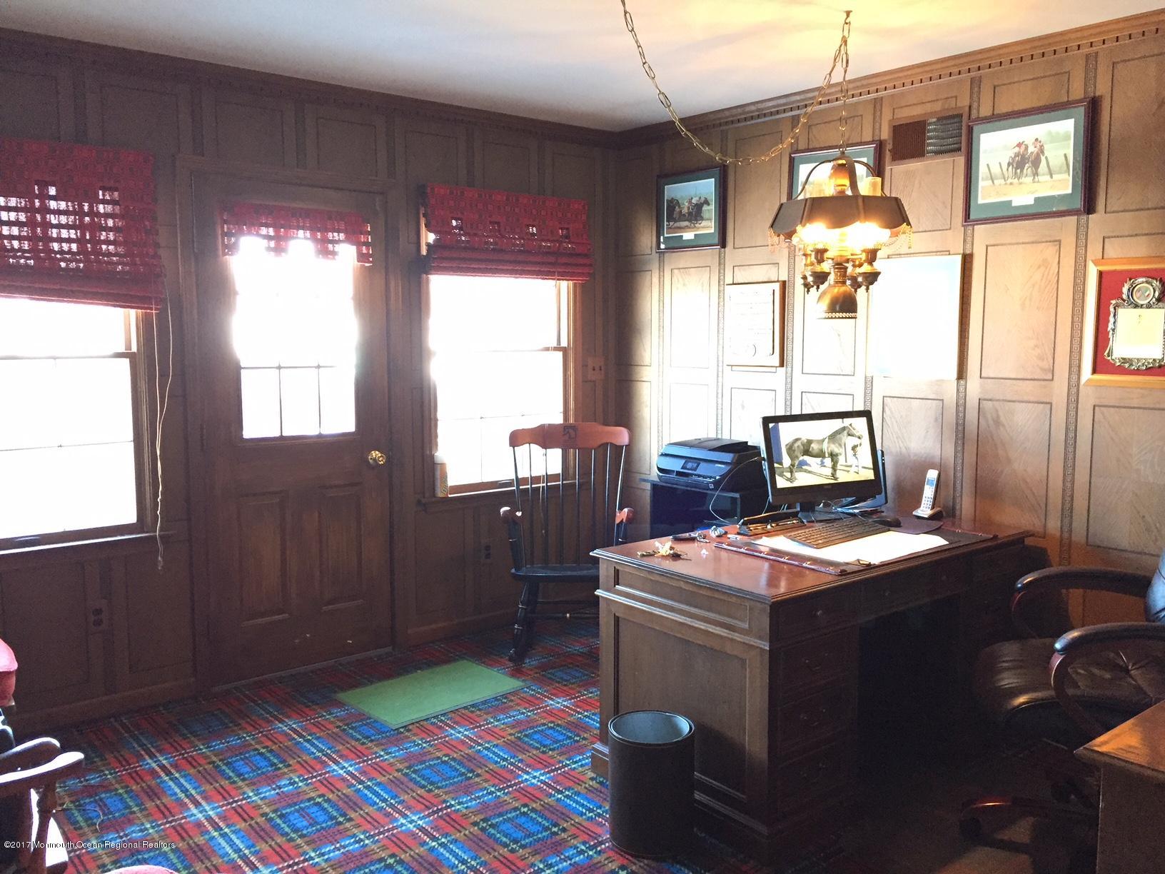 176 Stone Hill Road Colts Neck, NJ 07722 - Photo 15 of 26 a room with musical instrument pool table and windows
