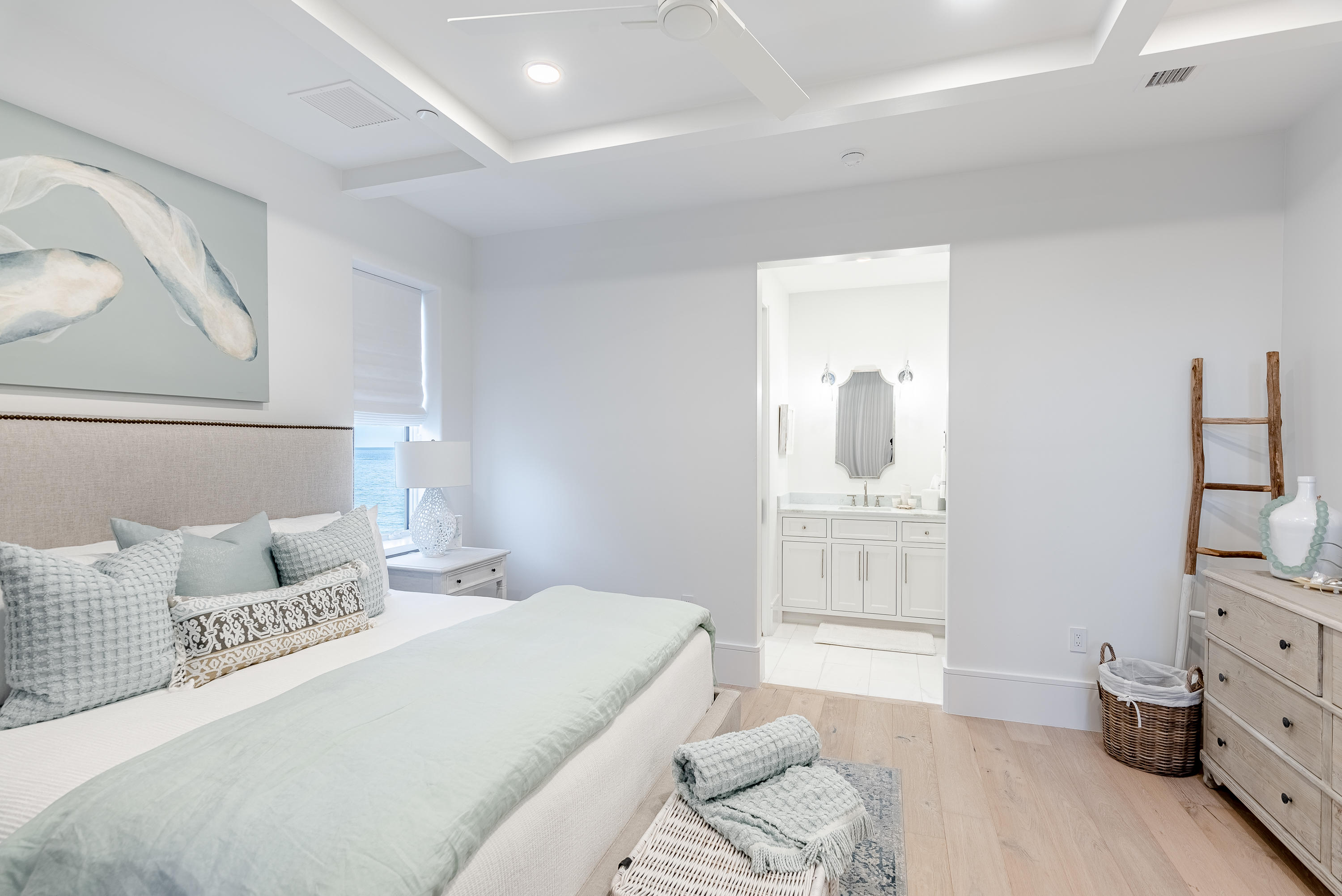 3010 East County Highway 30A Santa Rosa Beach, FL 32459 - Photo 47 of 54 a bedroom with a bed and wooden floor