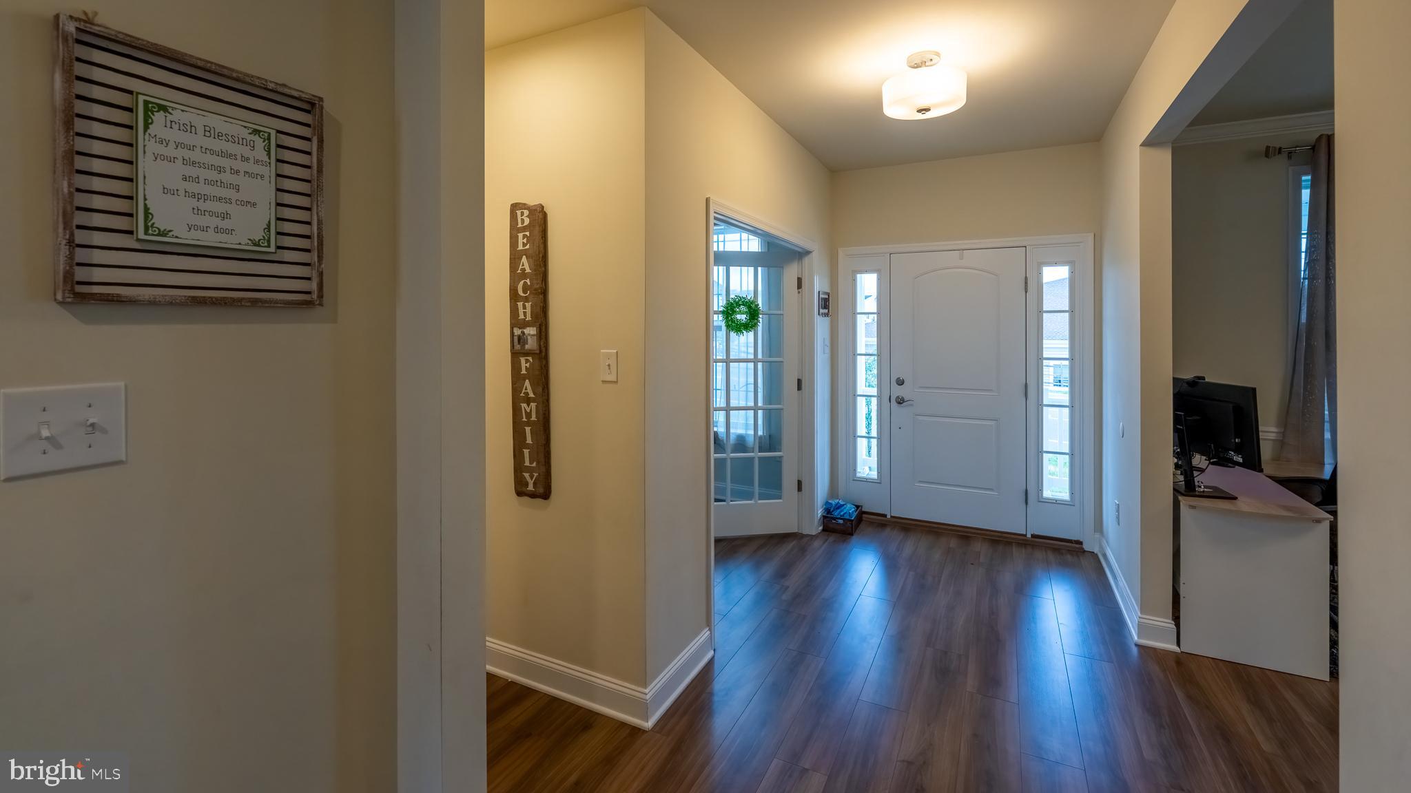 Lovely Foyer via Front Door