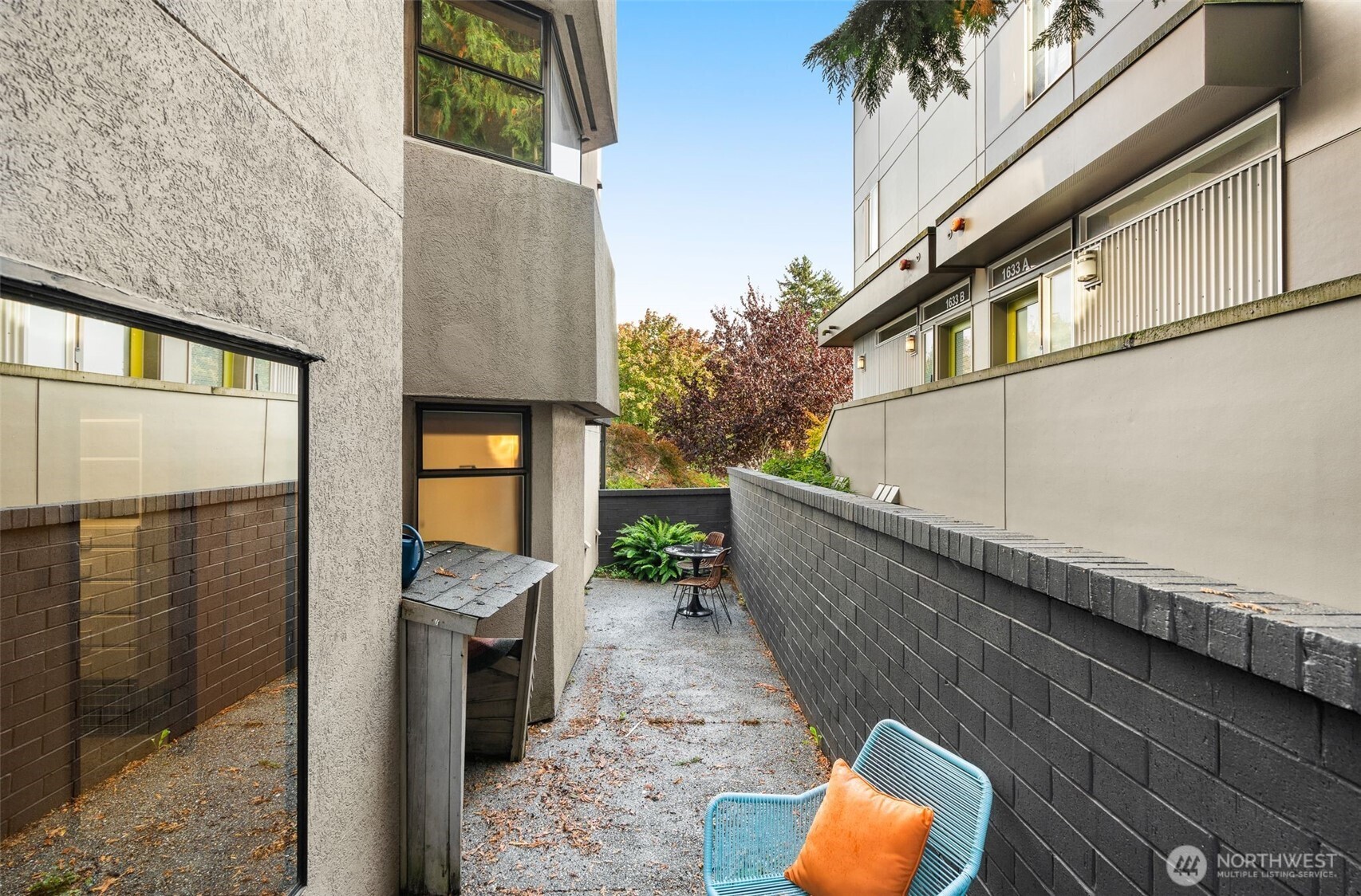 1627 California Avenue Southwest, Unit 1 Seattle, WA 98116 - Photo 19 of 24 a view of an outdoor space and a fountain