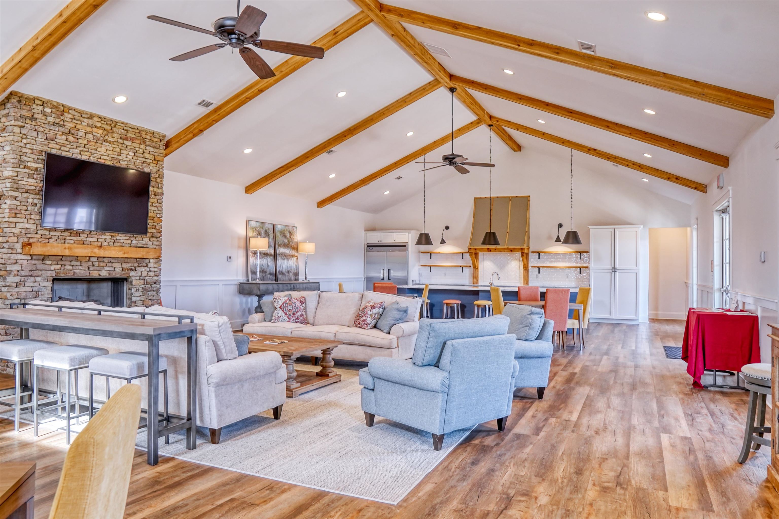 3538 Rokeby Farm Lane Collierville, TN 38017 - Photo 24 of 24 a living room with furniture and a flat screen tv