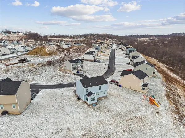 an aerial view of a