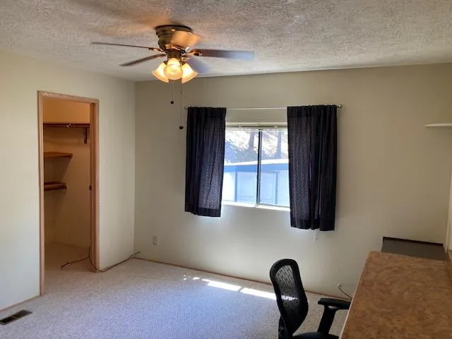 a close view of closet