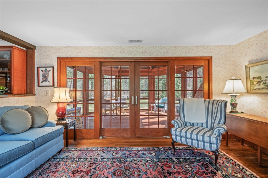 15 Woodland Road Boxford, MA 01921 - Photo 12 of 38 a living room with furniture and a window
