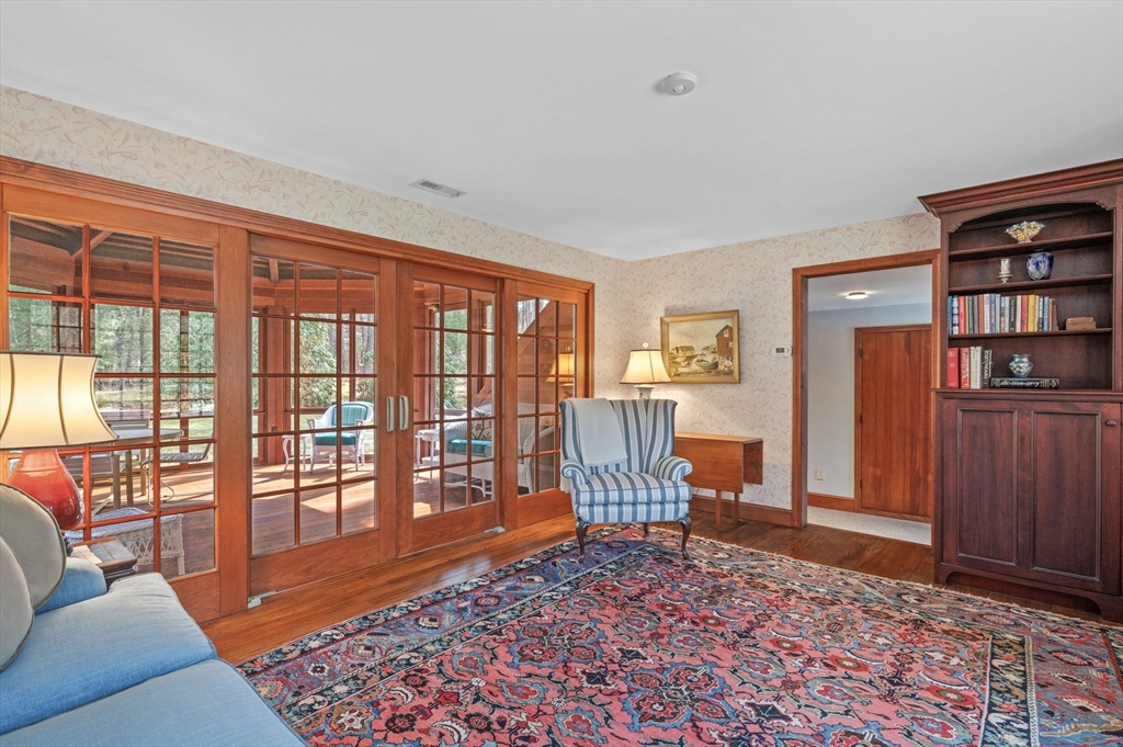 15 Woodland Road Boxford, MA 01921 - Photo 13 of 38 a living room with furniture and a rug