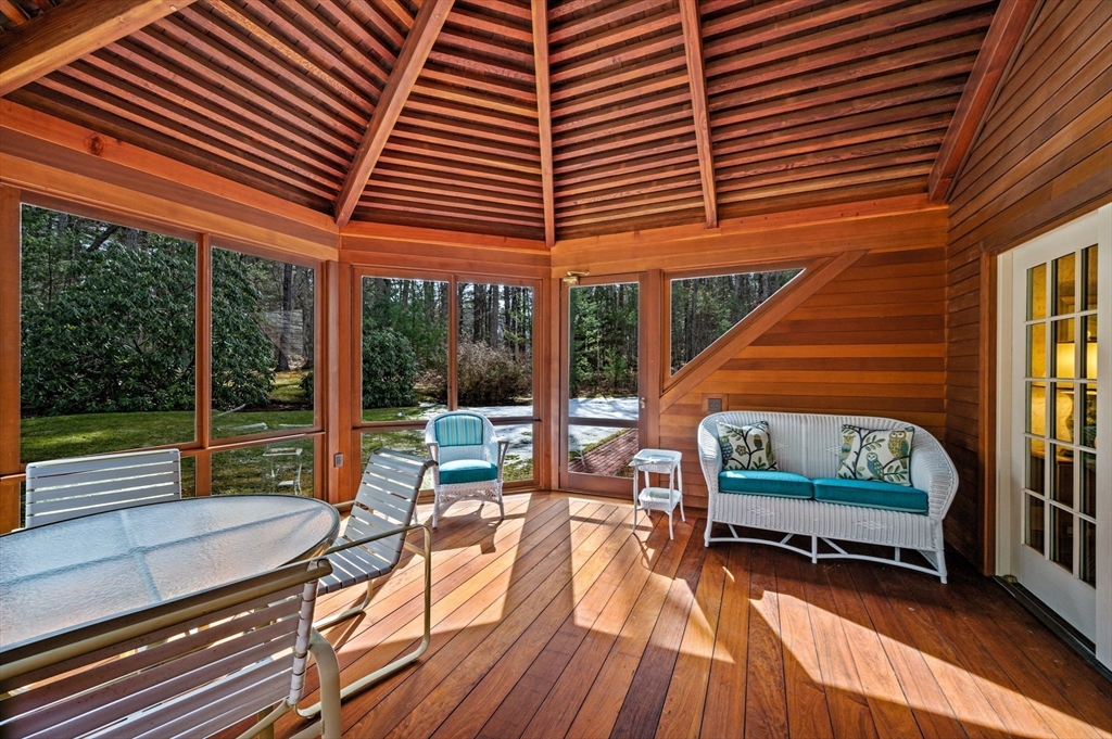 15 Woodland Road Boxford, MA 01921 - Photo 16 of 38 a view of porch with seating space