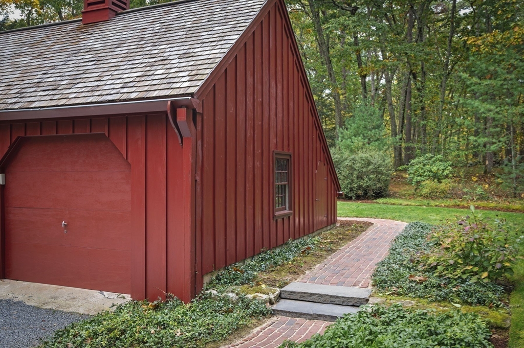 15 Woodland Road Boxford, MA 01921 - Photo 34 of 38 a view of a pathway with a backyard