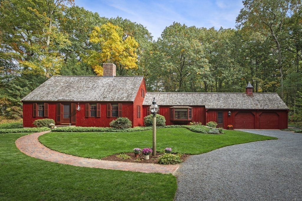 15 Woodland Road Boxford, MA 01921 - Photo 38 of 38 front view of a house with a yard