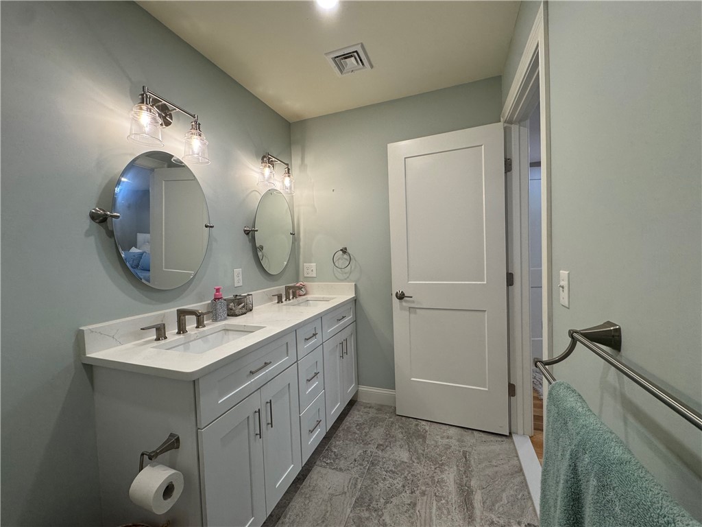 25 Franklin Road, Unit 1 East Greenwich, RI 02818 - Photo 22 of 38 Primary Ensuite Full Bathroom with Double Vanities and Walk-in Shower