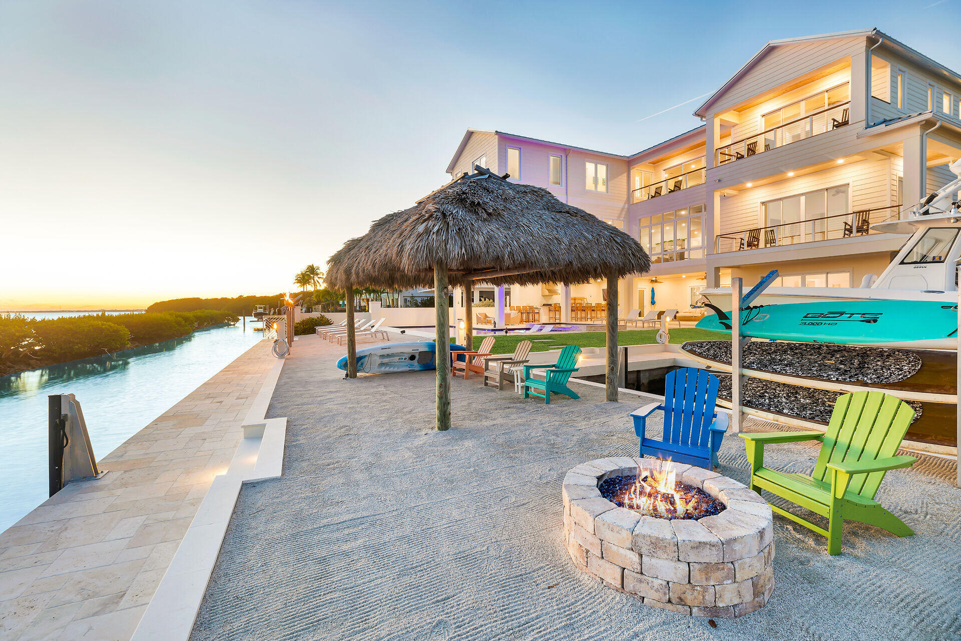 180 Galleon Road Islamorada, FL 33036 - Photo 85 of 90 Fire pit by tiki