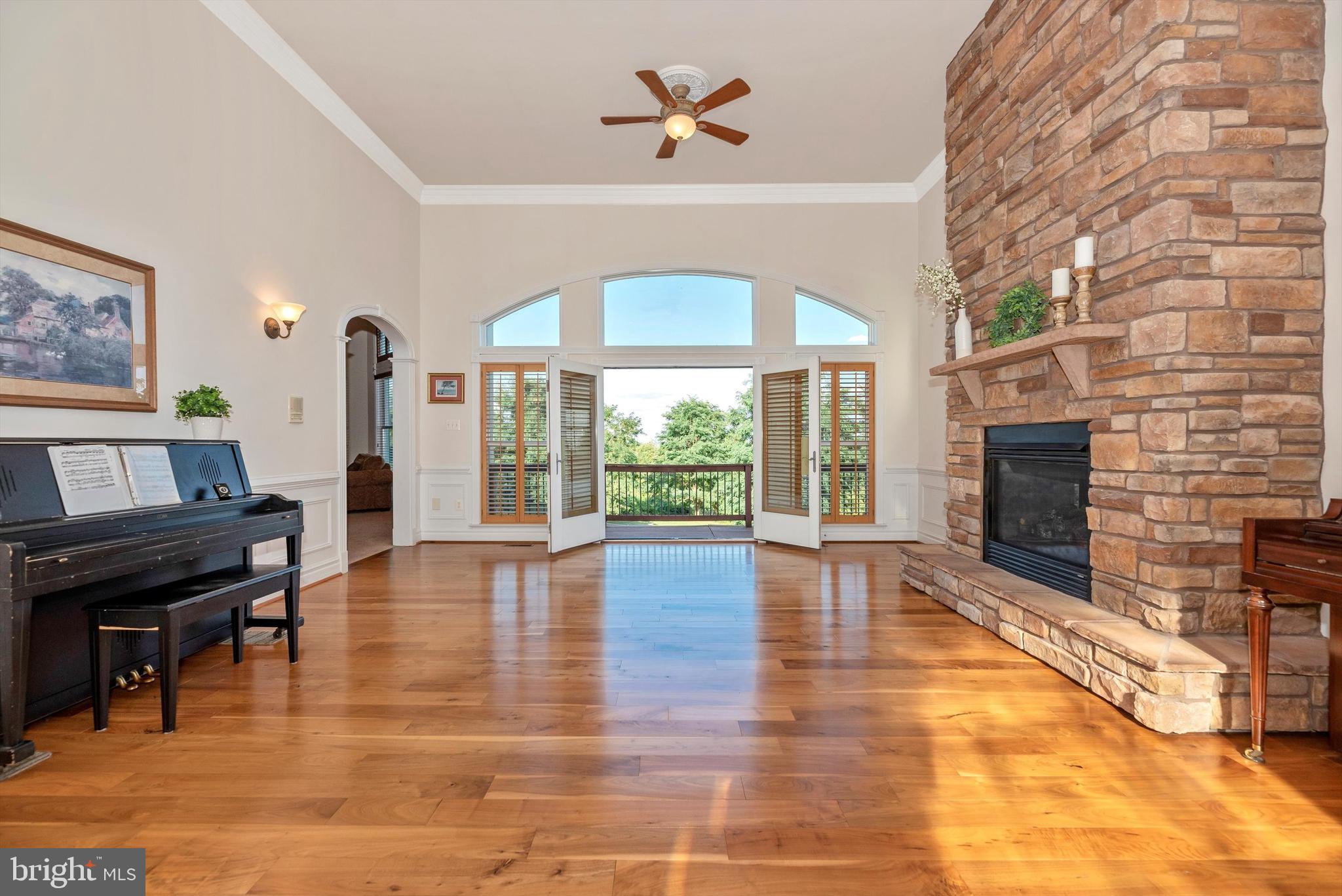 7525 Old Receiver Road Frederick, MD 21702 - Photo 7 of 63 French Doors w/ Transom Windows Leading to Deck