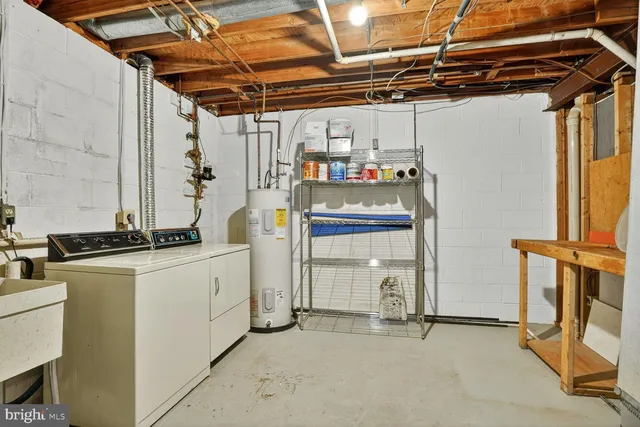 a bathroom with a sink vanity and a mirror
