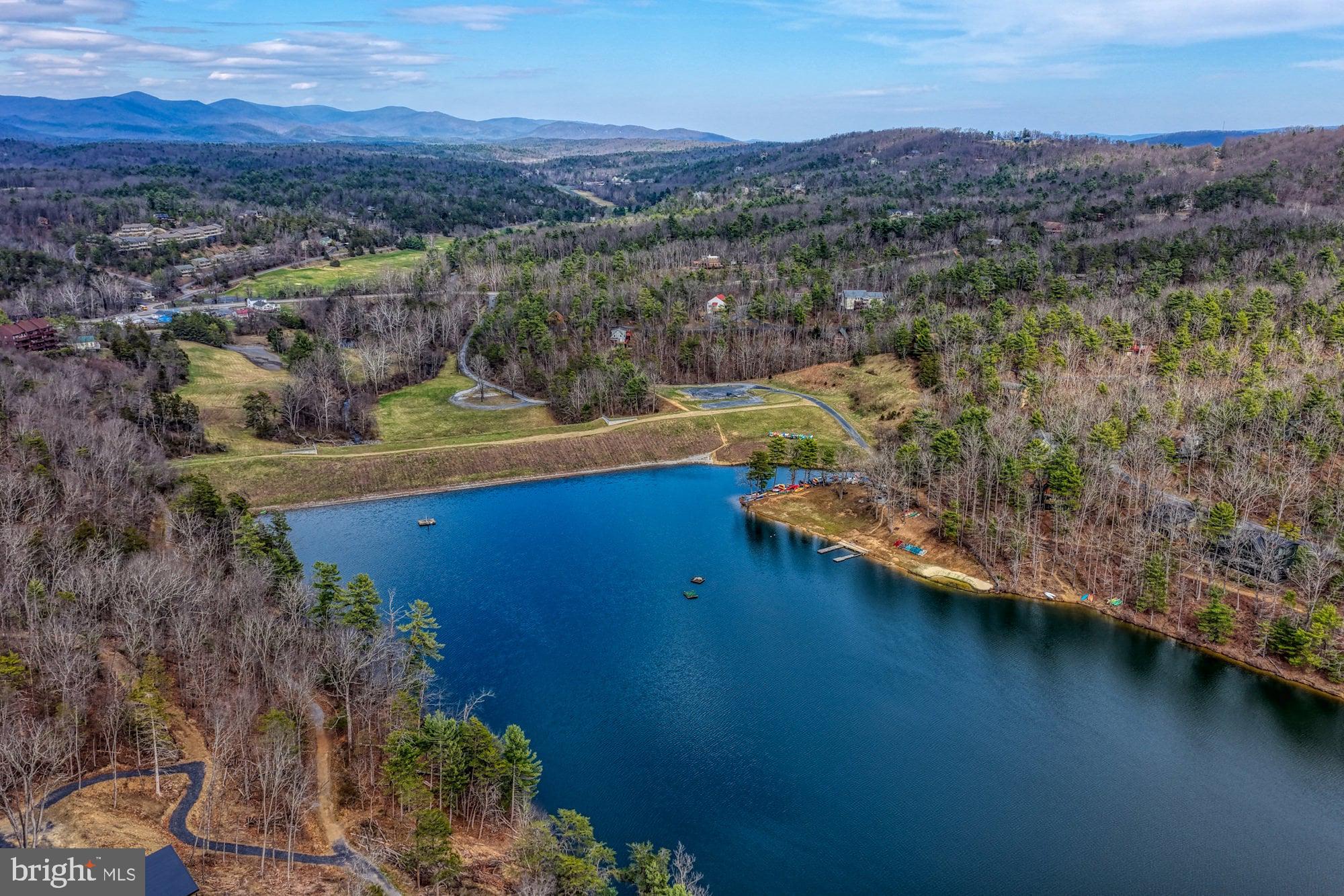 Lot is in walking distance to Lake Laura