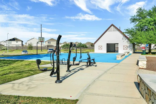 a view of a house with swimming pool