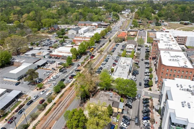 a view of swimming pool from a balcony