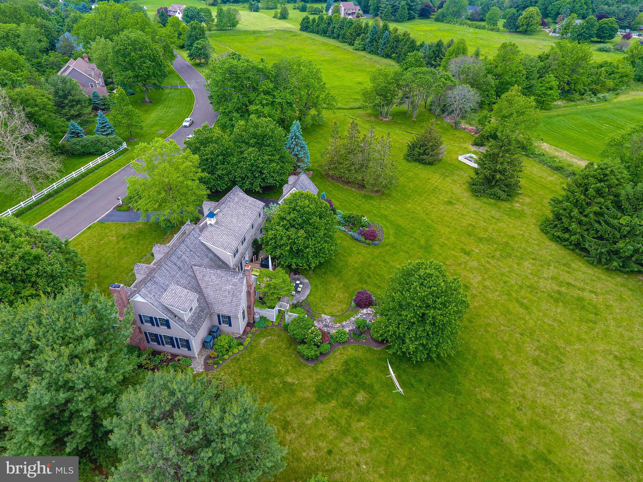 4040 Ruckman Way Doylestown, PA 18902 - Photo 42 of 48 Open space both to the left and behind your home