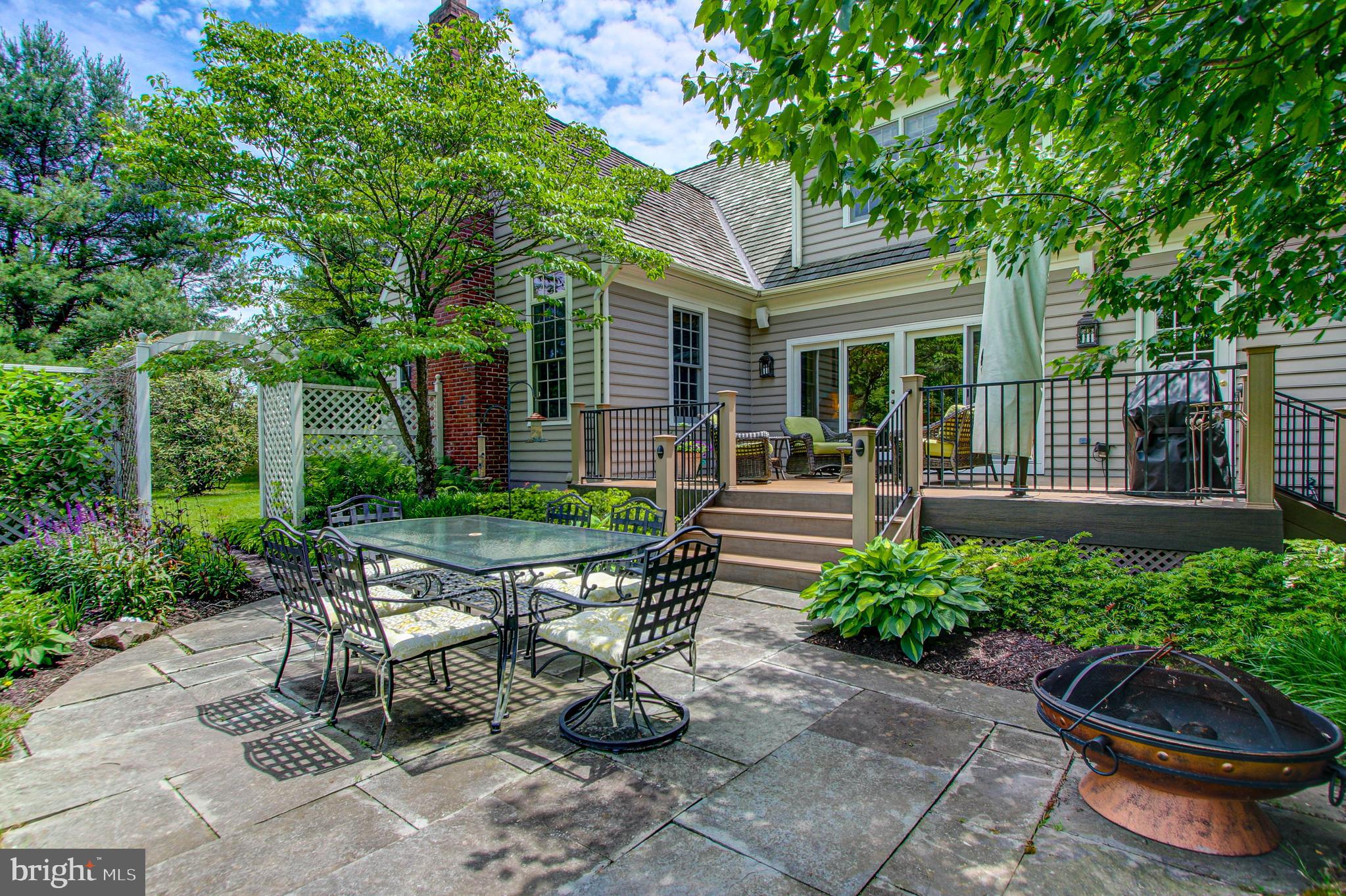 4040 Ruckman Way Doylestown, PA 18902 - Photo 45 of 48 Stone patio near the water feature