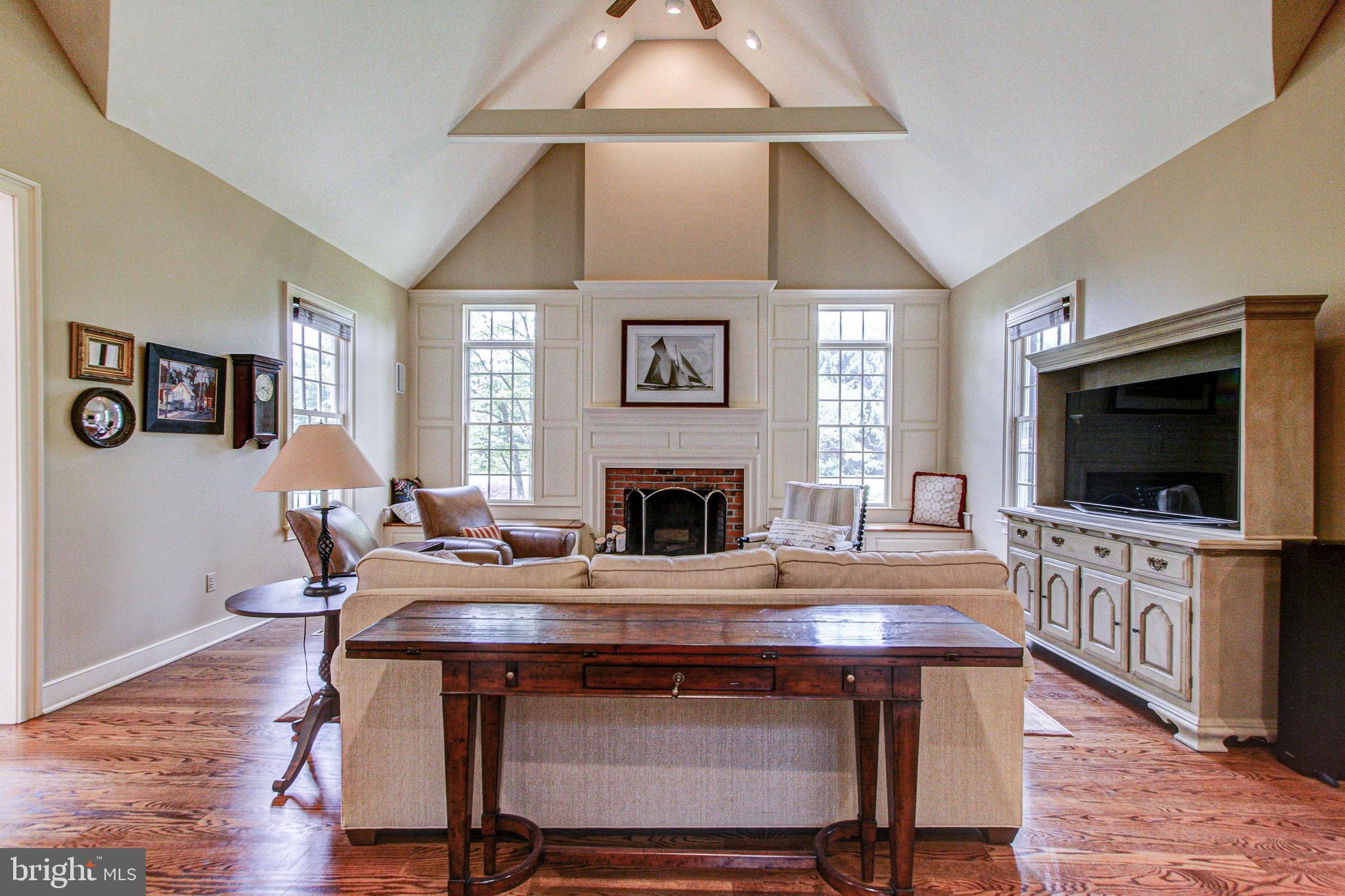 4040 Ruckman Way Doylestown, PA 18902 - Photo 6 of 48 Family room with wood-burning fireplace