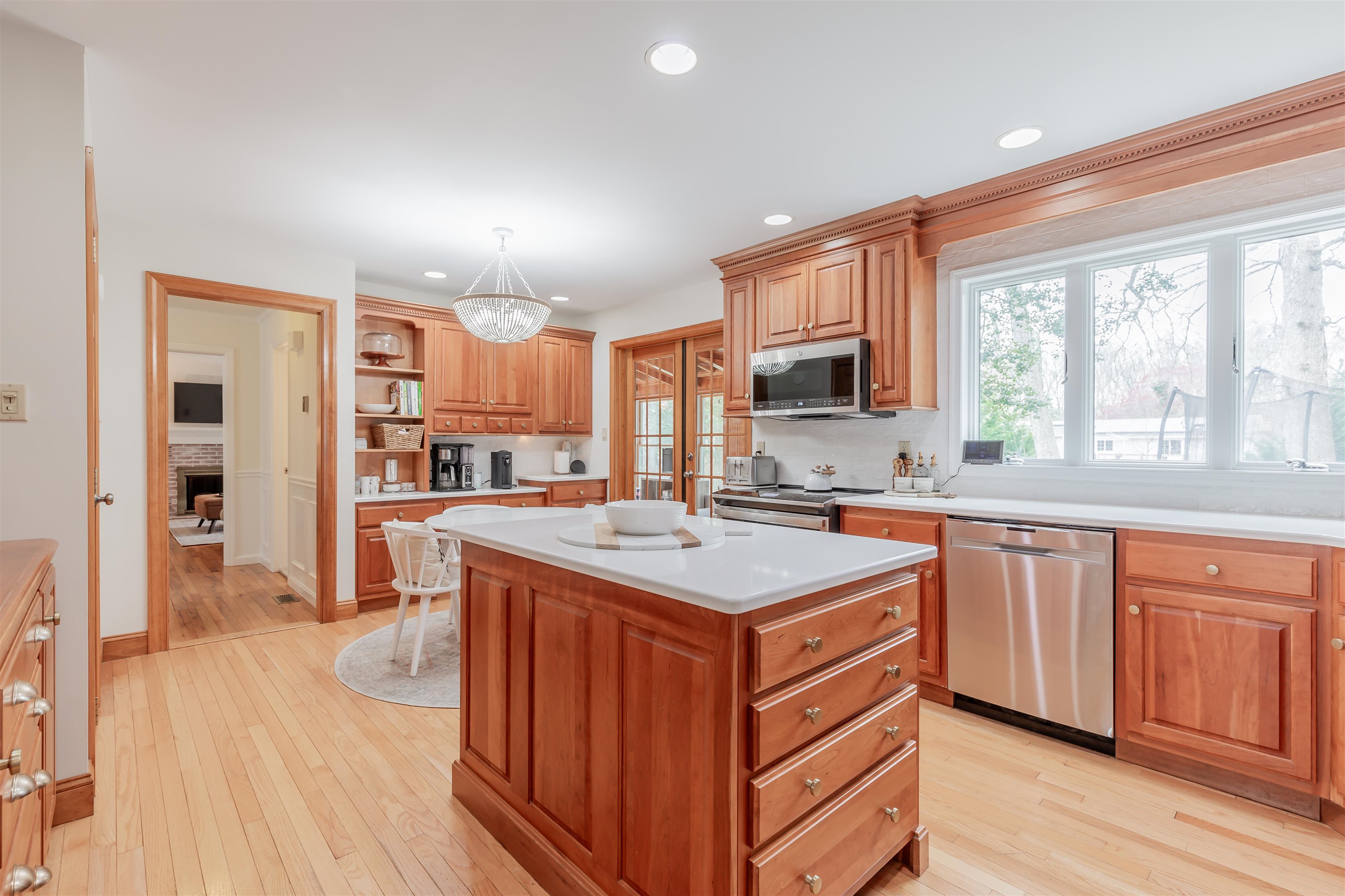 970 Tecumseh Road Erma, NJ 08204 - Photo 12 of 50 a kitchen with stainless steel appliances granite countertop a sink stove and refrigerator