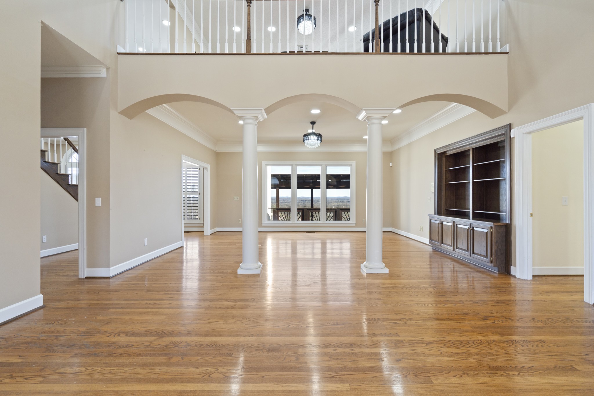 201 Vineyard Way Lebanon, TN 37087 - Photo 13 of 58 a view of dining room with kitchen island stainless steel appliances refrigerator and fireplace