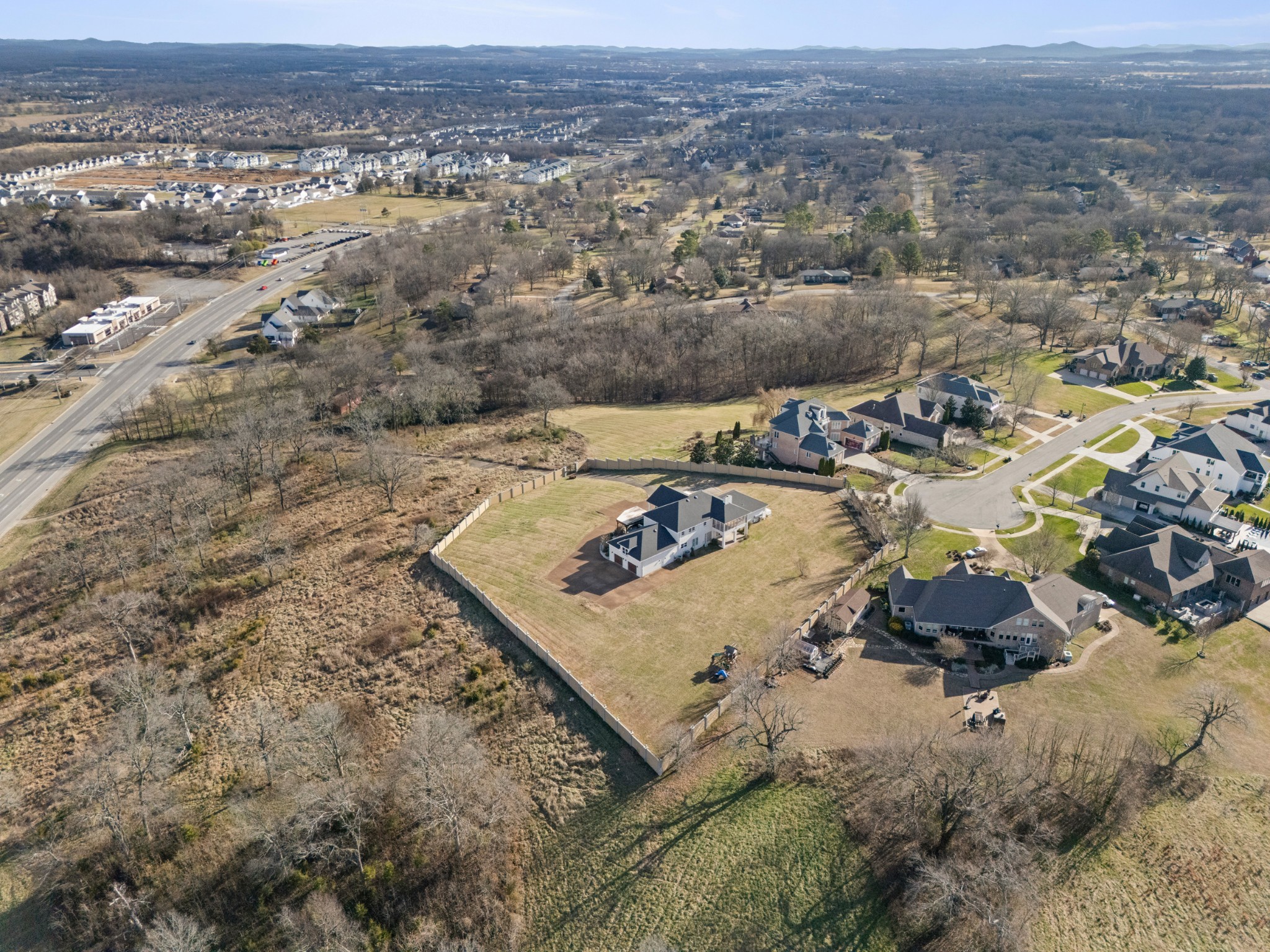 201 Vineyard Way Lebanon, TN 37087 - Photo 55 of 58 an aerial view of residential houses with outdoor space