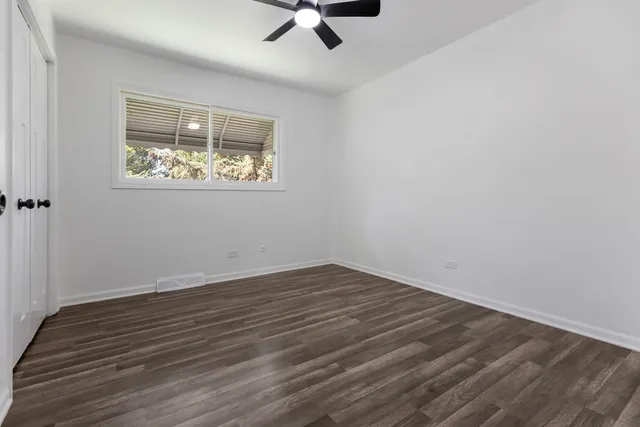 wooden floor in an empty room