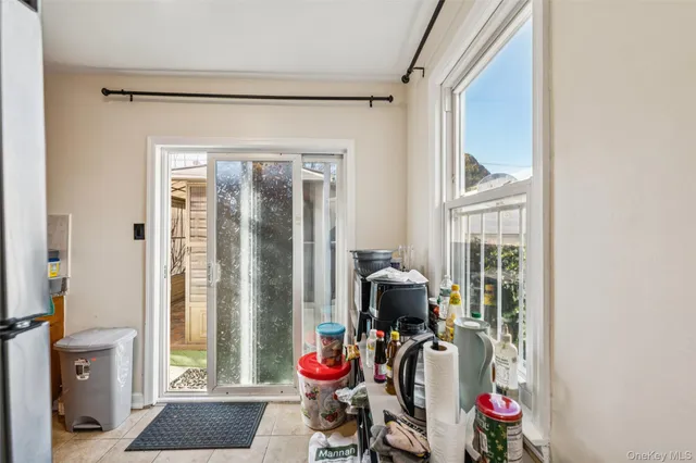 a view of storage and utility room