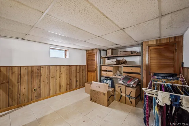 a room with furniture