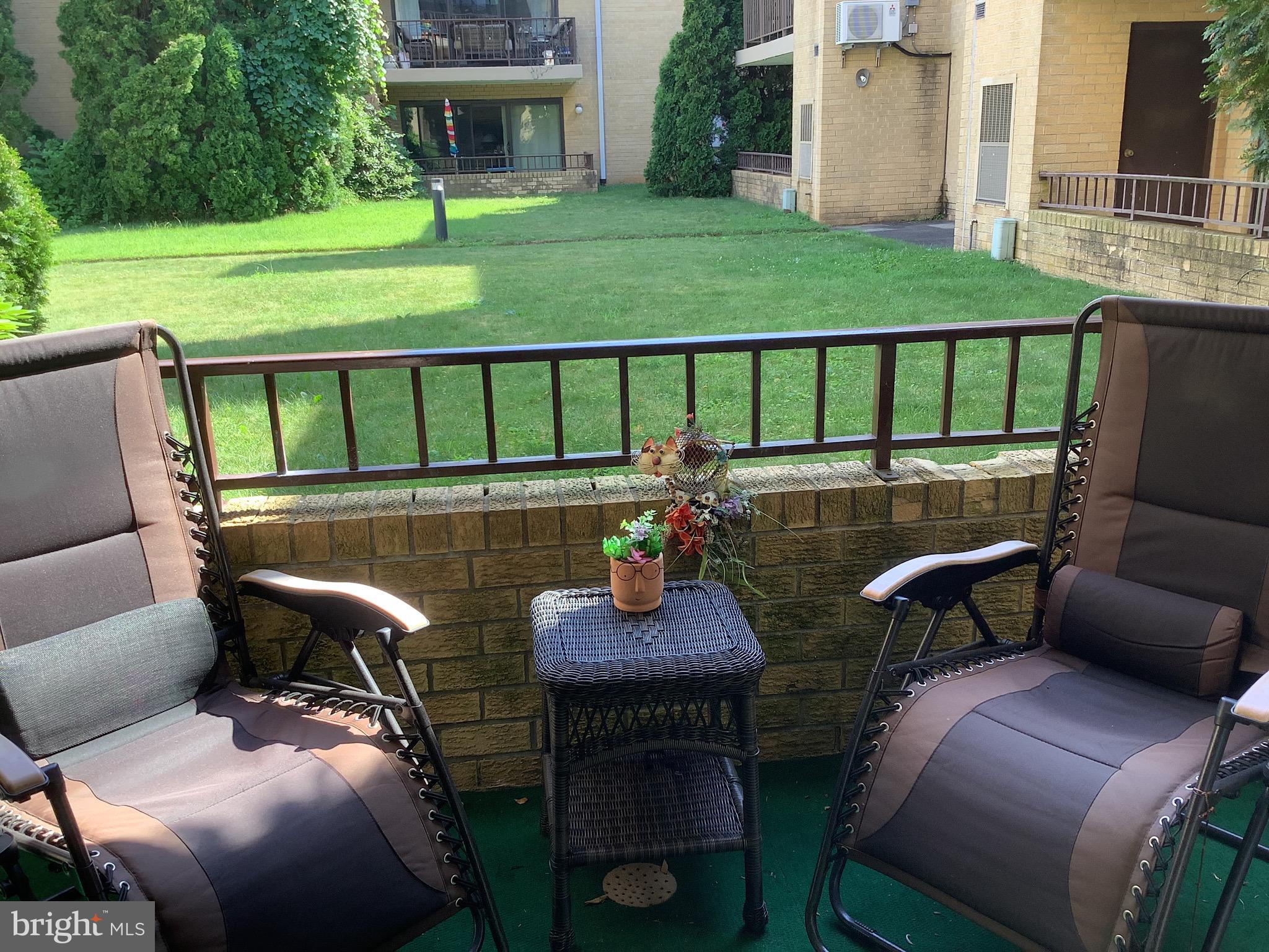 8940 Krewstown Road, Unit 105 Philadelphia, PA 19115 - Photo 10 of 24 Balcony/ patio facing courtyard