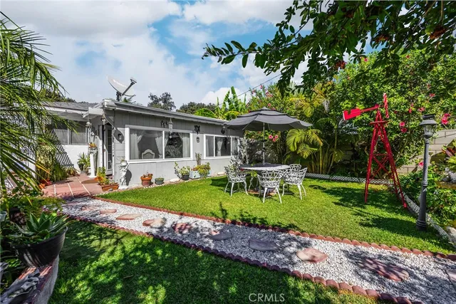 an aerial view of houses and roads
