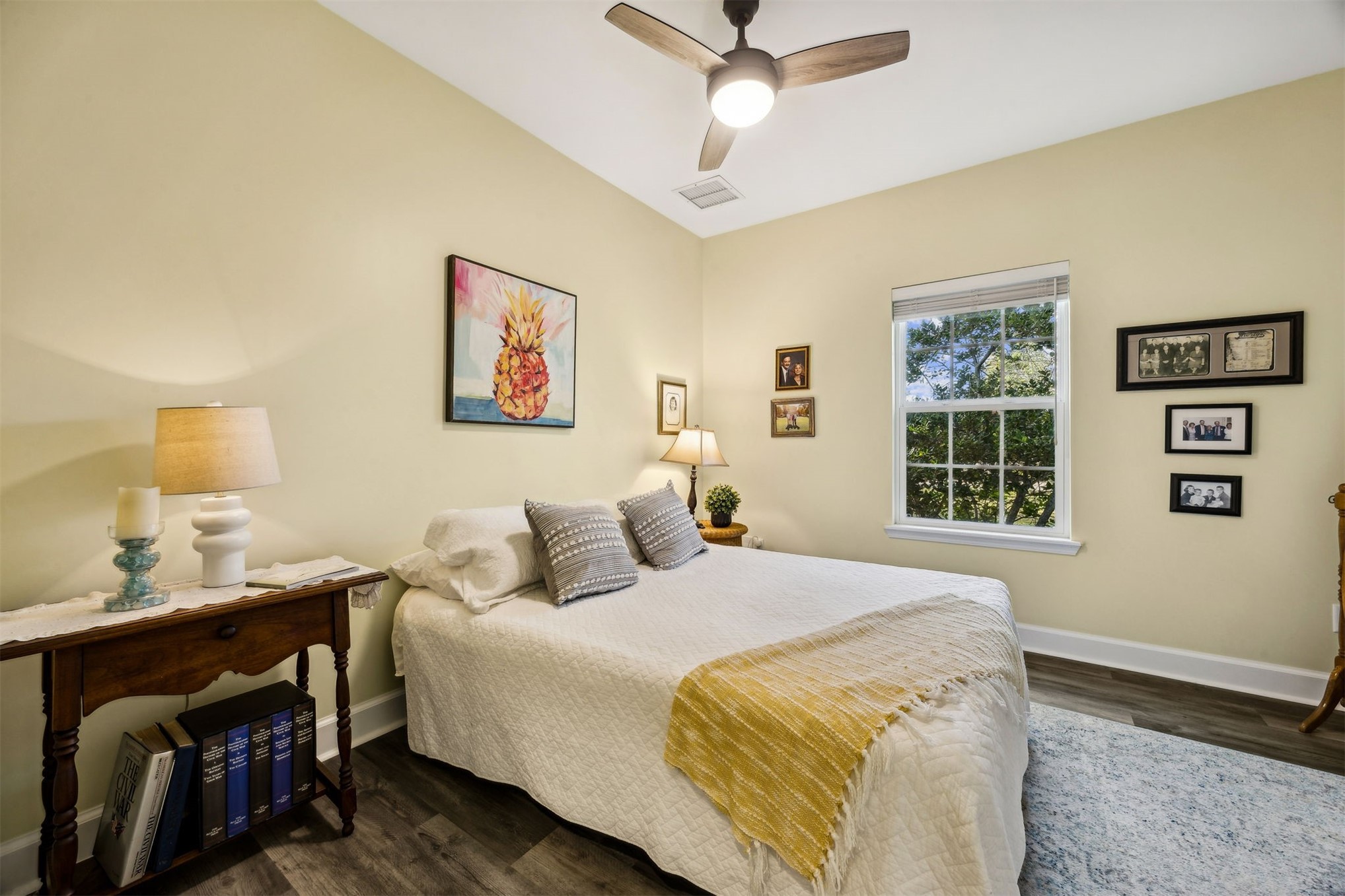 307 Elm Street Fernandina Beach, FL 32034 - Photo 19 of 35 a bedroom with a bed and a window