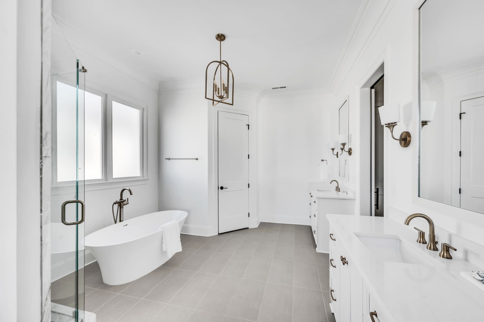 3008 Eliot Road Franklin, TN 37064 - Photo 35 of 53 a bathroom with a sink and a mirror