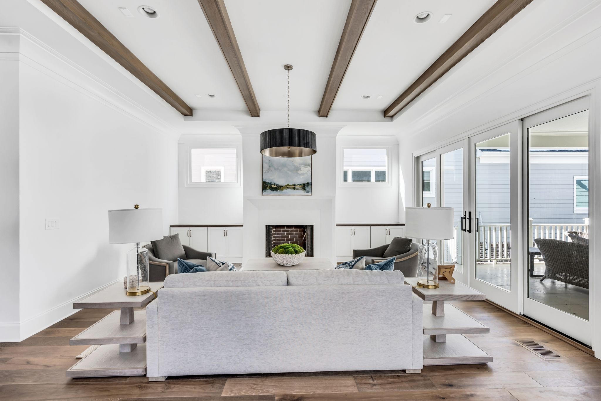 3008 Eliot Road Franklin, TN 37064 - Photo 8 of 53 a living room with furniture and a fireplace