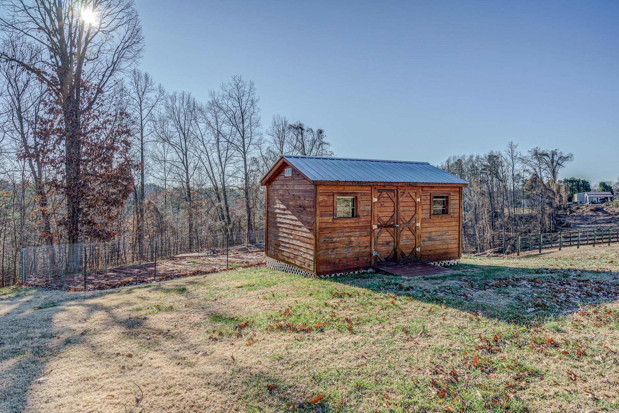 1364 Carroll Road Goodview, VA 24095 - Photo 22 of 23 New Shed and Garden Space in Backyard