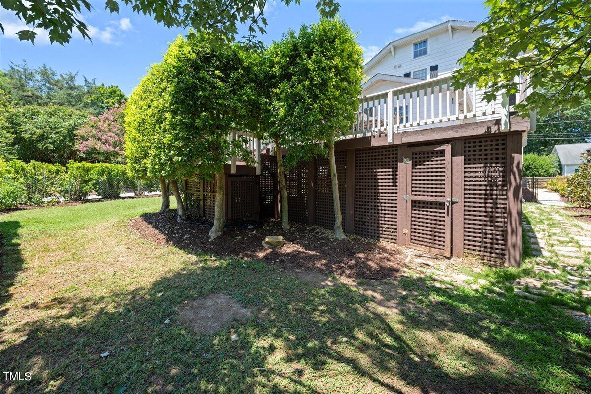 600 Harding Street Raleigh, NC 27604 - Photo 32 of 33 a view of a house with a yard
