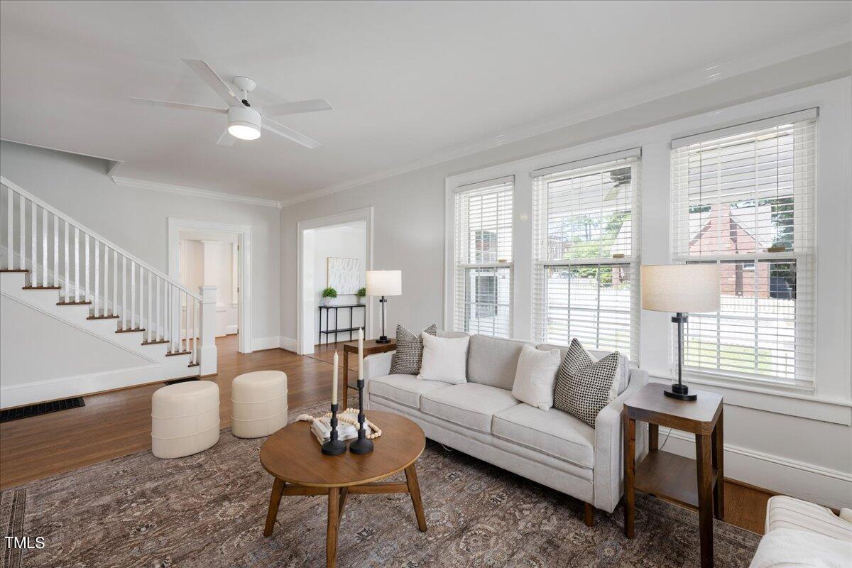 600 Harding Street Raleigh, NC 27604 - Photo 7 of 33 a living room with furniture and a large window