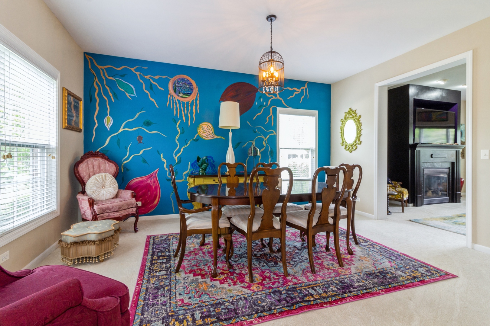 705 Queens Gate Circle Sugar Grove, IL 60554 - Photo 4 of 25 a living room with furniture and wooden floor